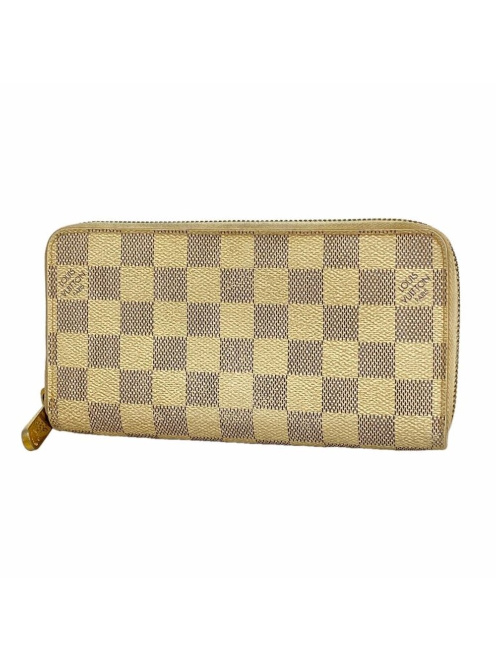 Louis Vuitton Wallet Damier Azur Zippy White